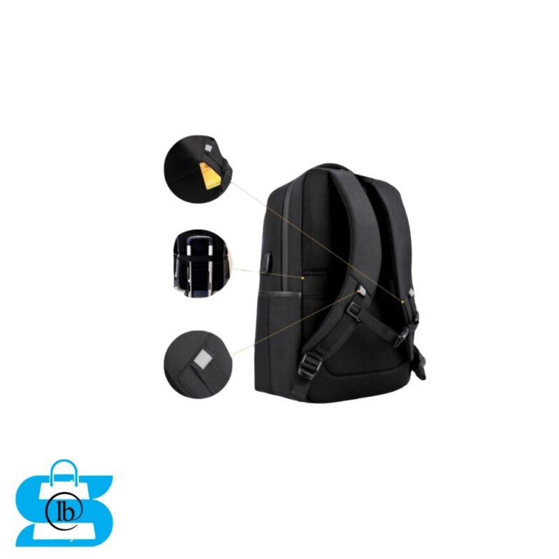 OKADE BACKPACK LAPTOP S006-120C BLACK 15.6 - Image 2